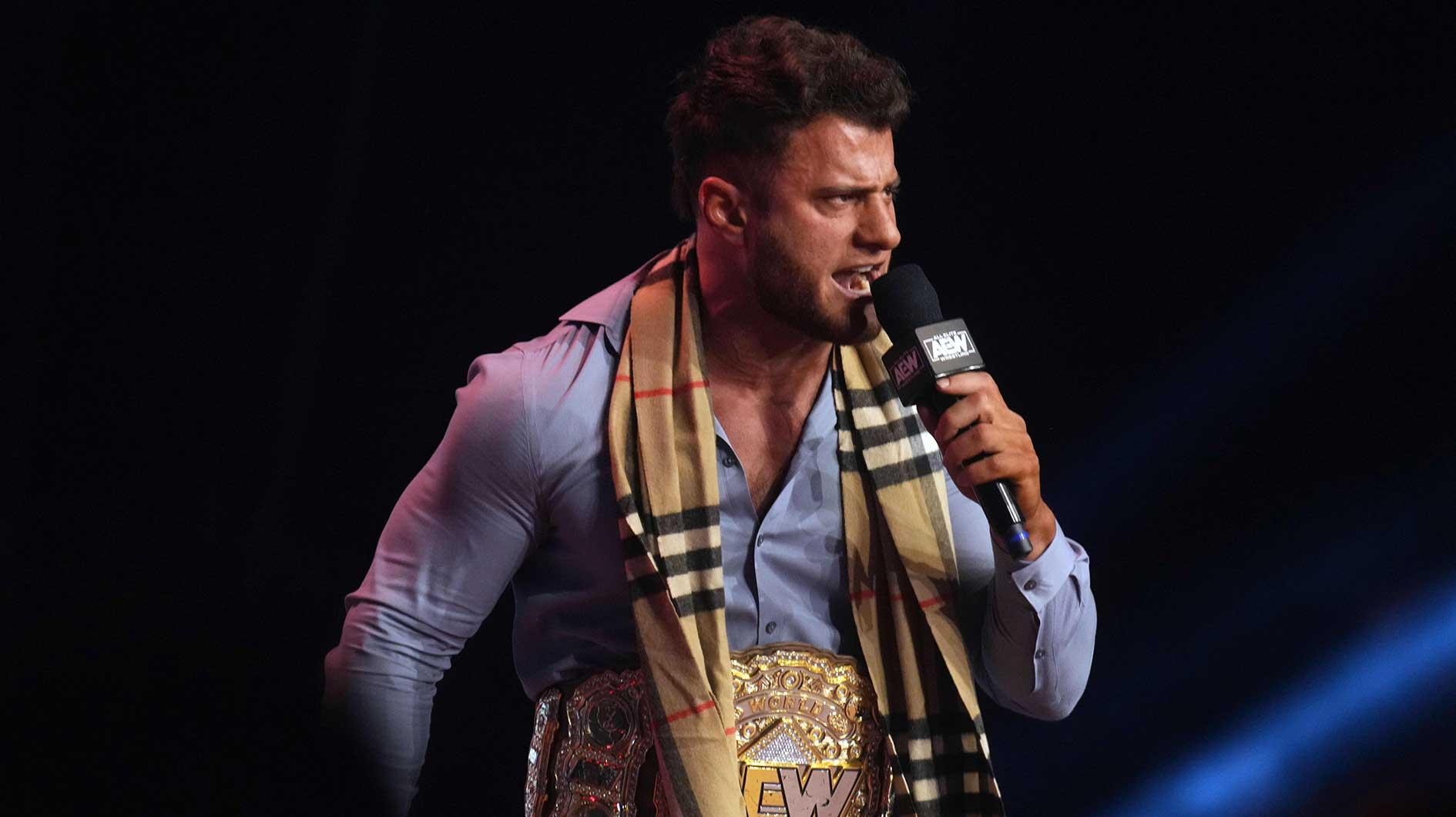 MJF, who WWE does not want in their trailers for Happy Gilmore 2 on Netflix, at AEW Dynamite.