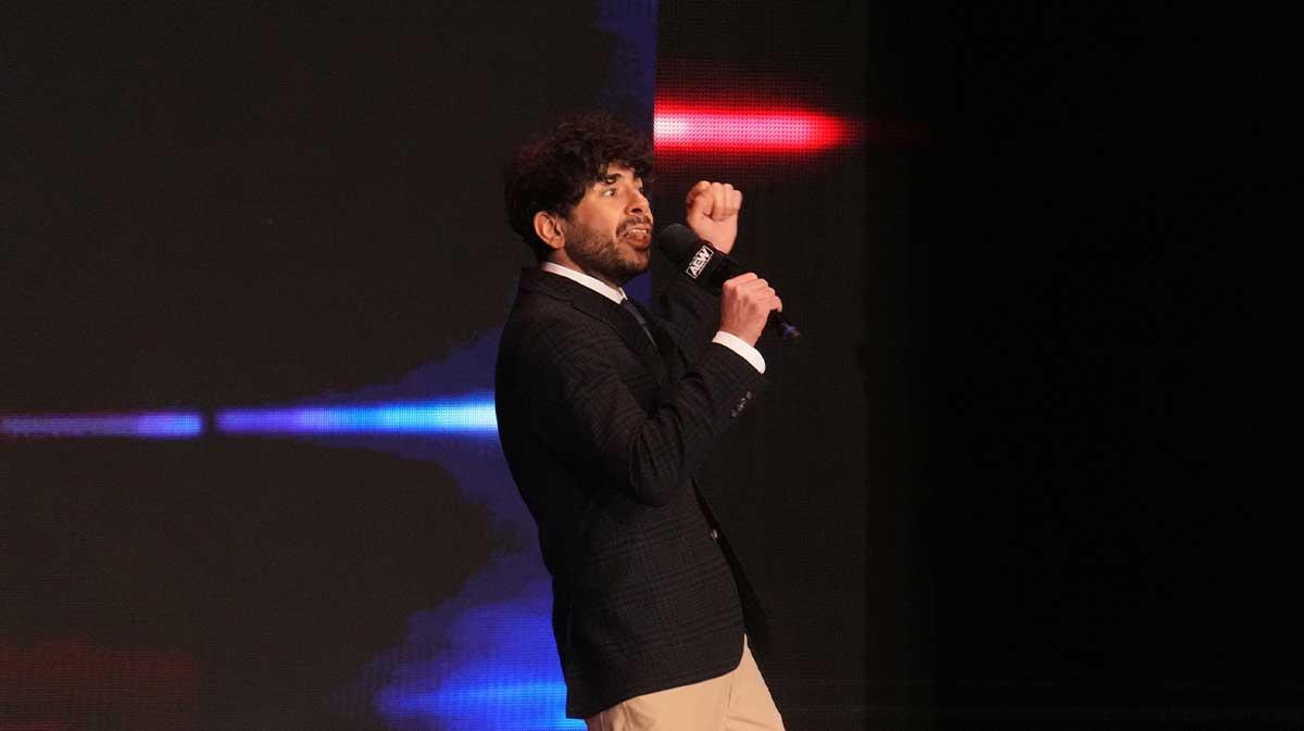 AEW President Tony Khan during AEW Dynamite at Footprint Center.