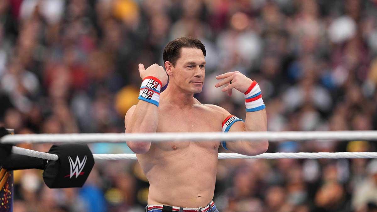 WWE Superstar John Cena, whose final match on his retirement tour will take place in Washington, D.C.