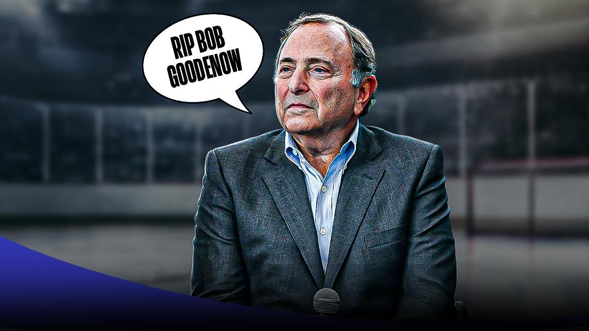 Gary Bettman offers condolences to Bob Goodenow