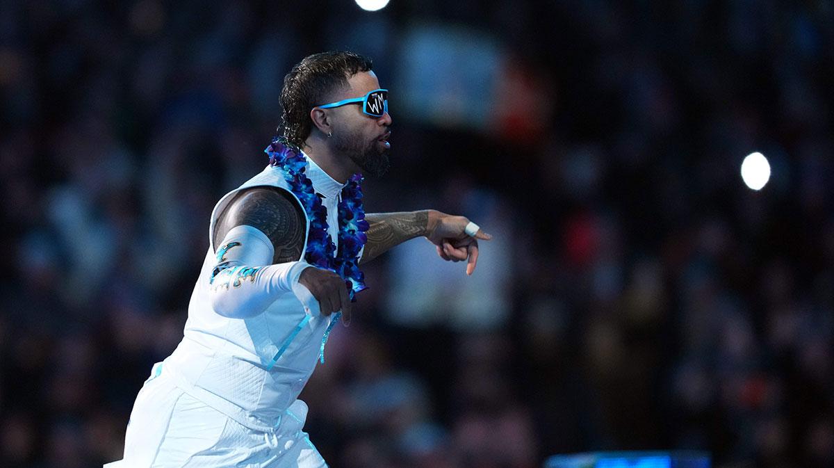 WWE star Jey Uso, who will face CM Punk at Saturday Night's Main Event.