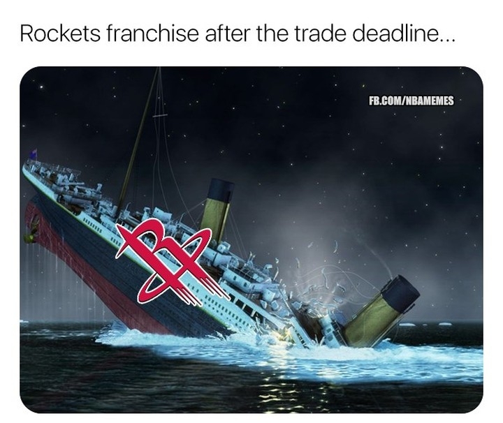 The Rockets definitely didn't win their trades this time π¬
#nbamemes #HoustonRockets