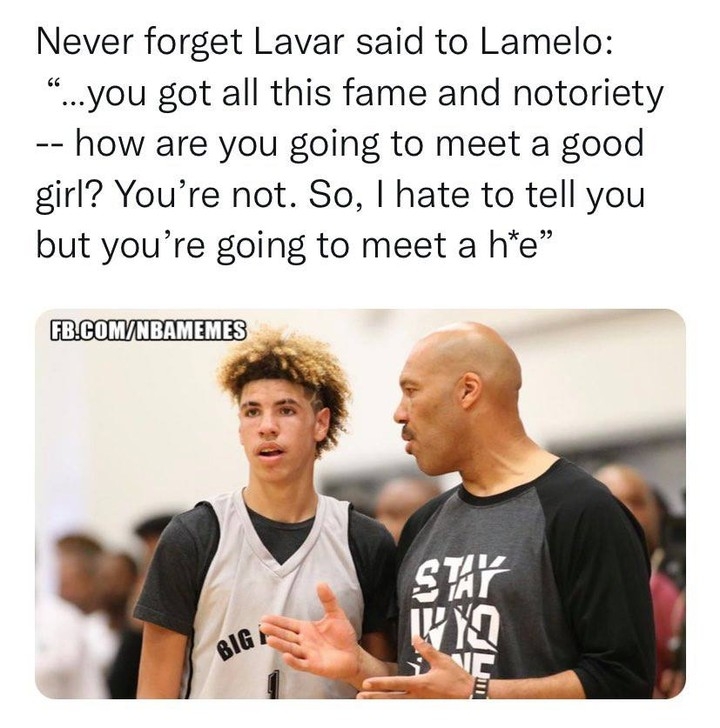 Lavar a savage π 
#nbamemes #lamelo #lavar