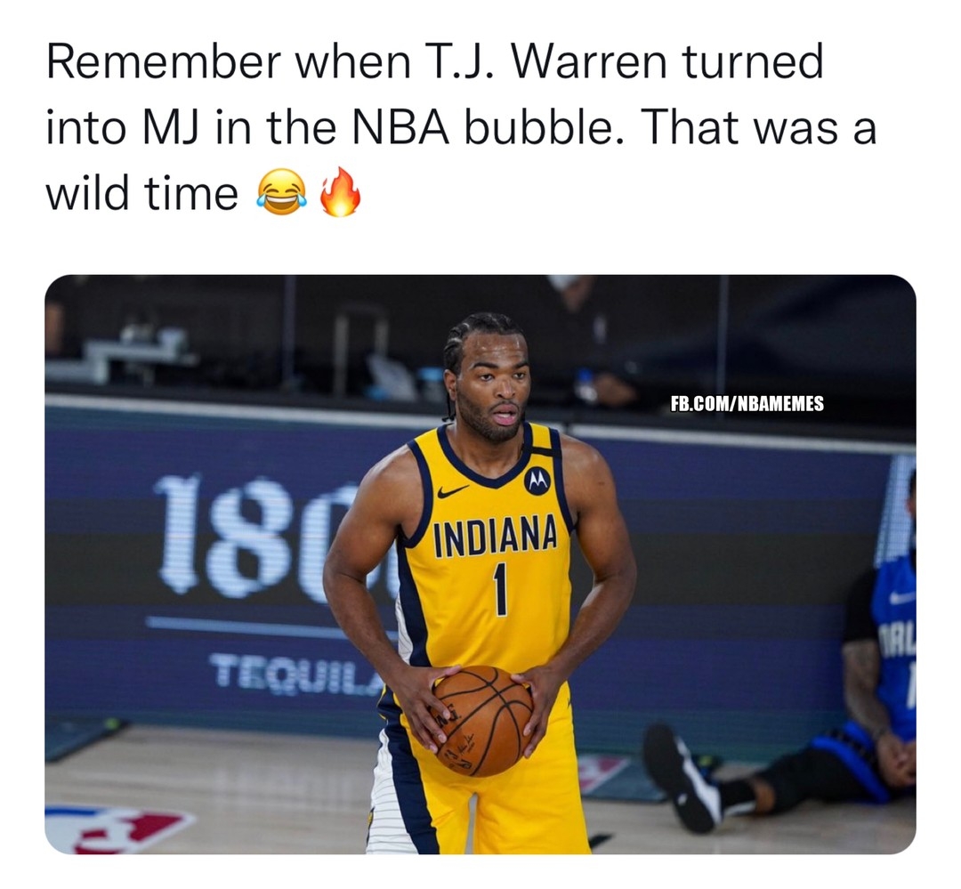 He was really unstoppable π
#nba #pacers #tjwarren #nbabubble #indiana