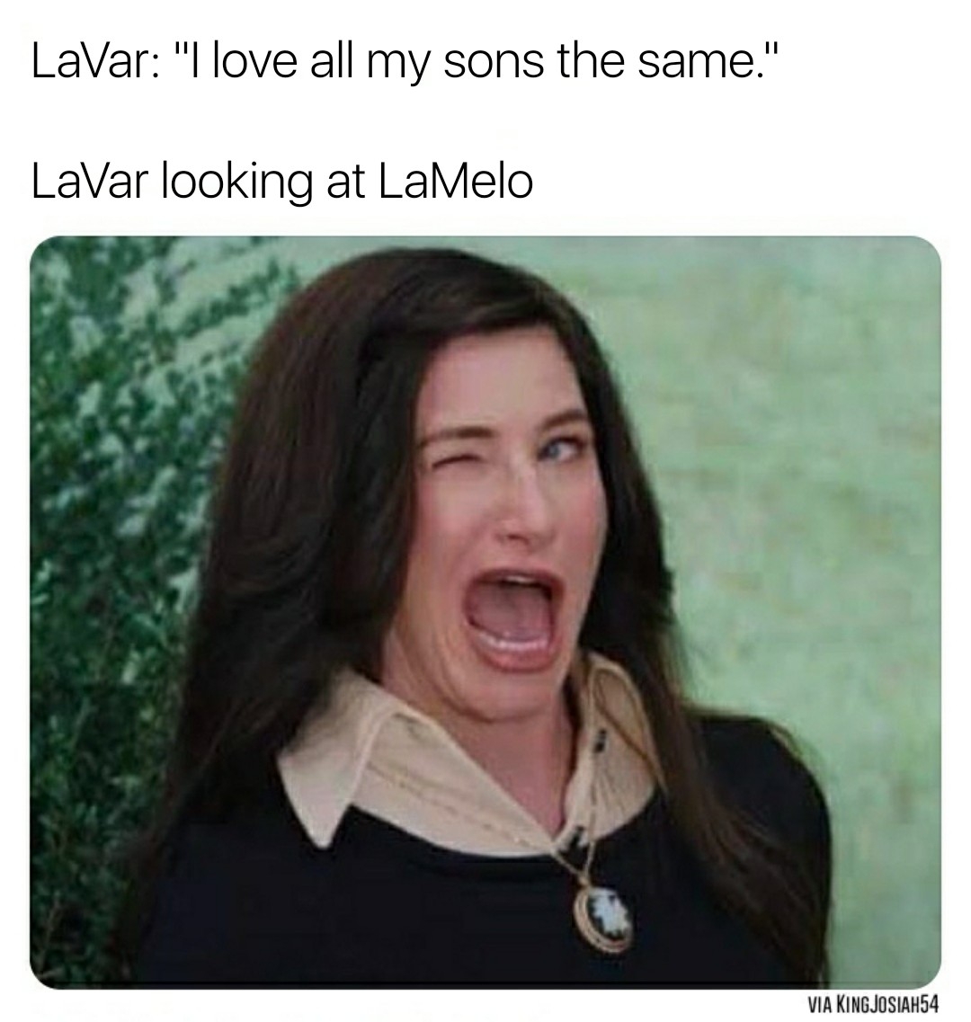 Can't blame LaVar here.
#NBA #NBAMemes #LaVarBall #LaMeloBall #Hornets