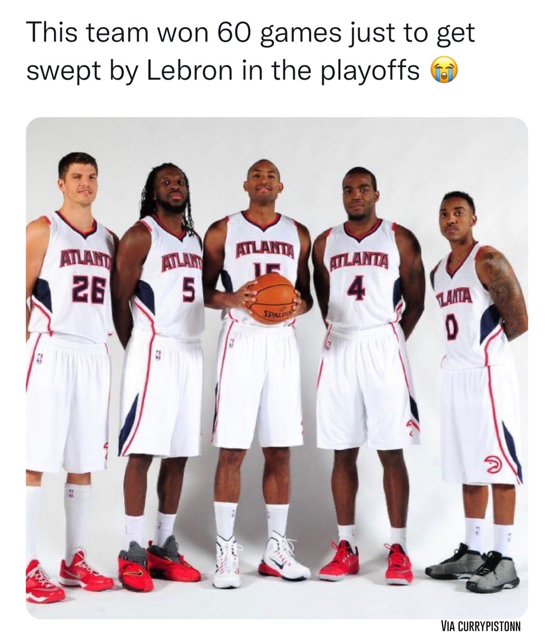 It was a tough year for Hawks fans π
#nba #hawks #atlanta #lebron