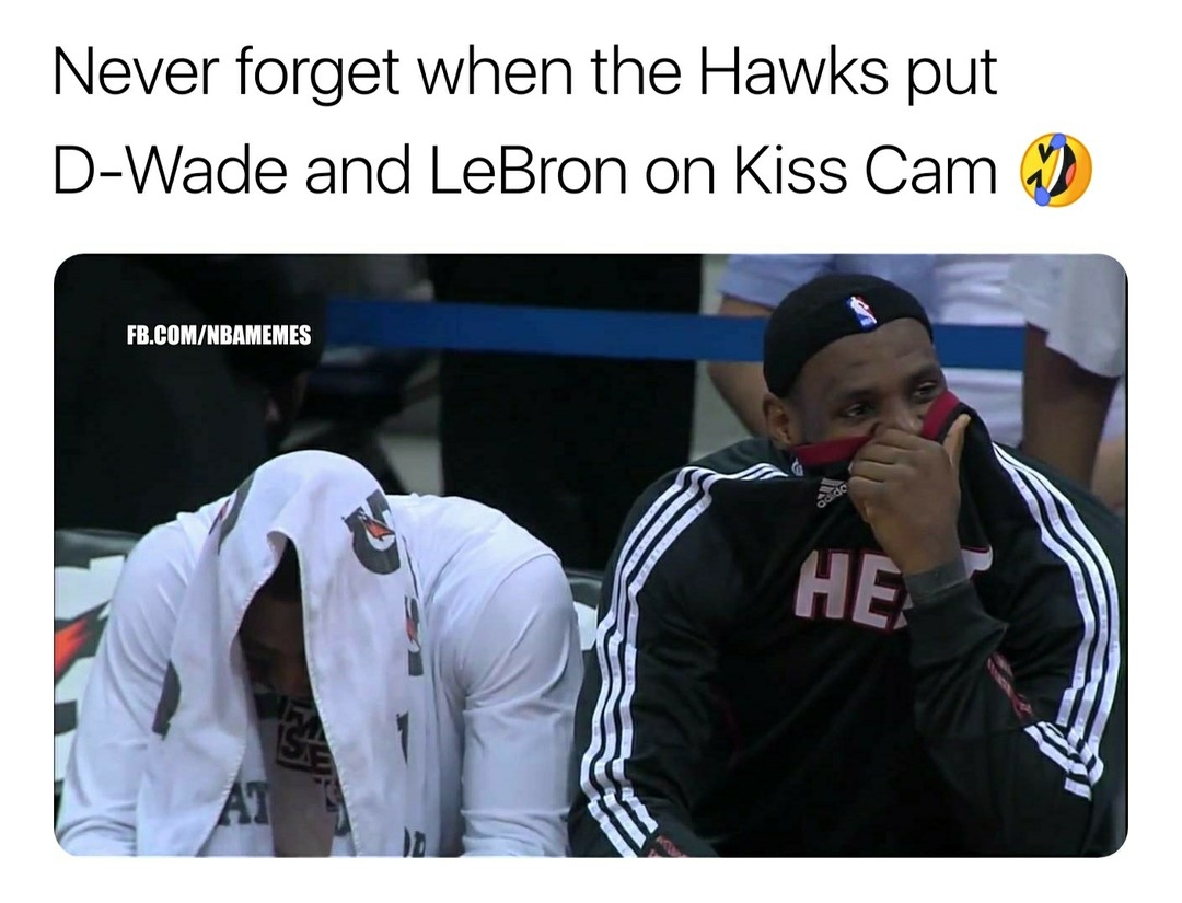 Well, well, well π¬π¬
#Nbamemes #DWade #LeBron #Heat #Hawks