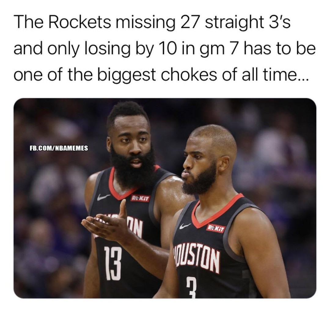 Never forget...
#NBA #NBAMemes #Rockets #JamesHarden #ChrisPaul