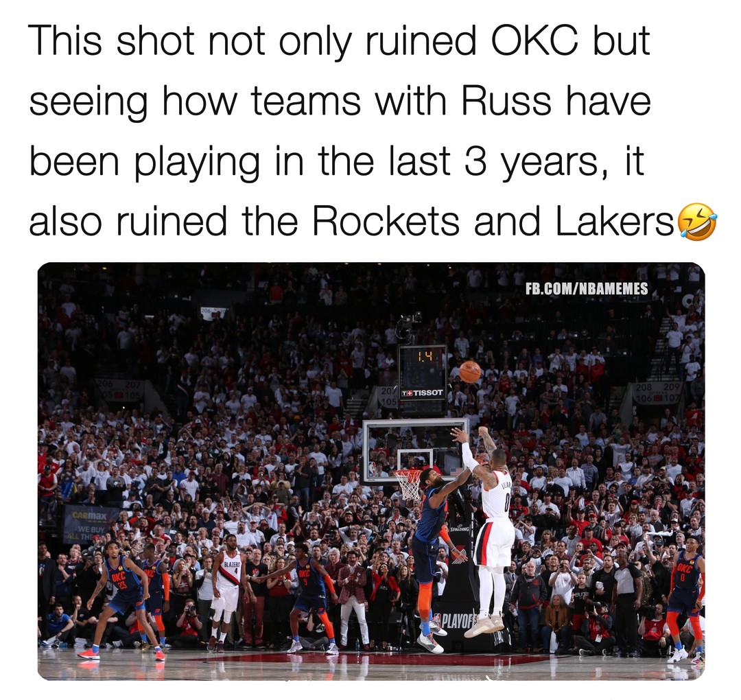 Food for thought?😂
damianlillard #paulgeorge #thunder #trailblazers #nba