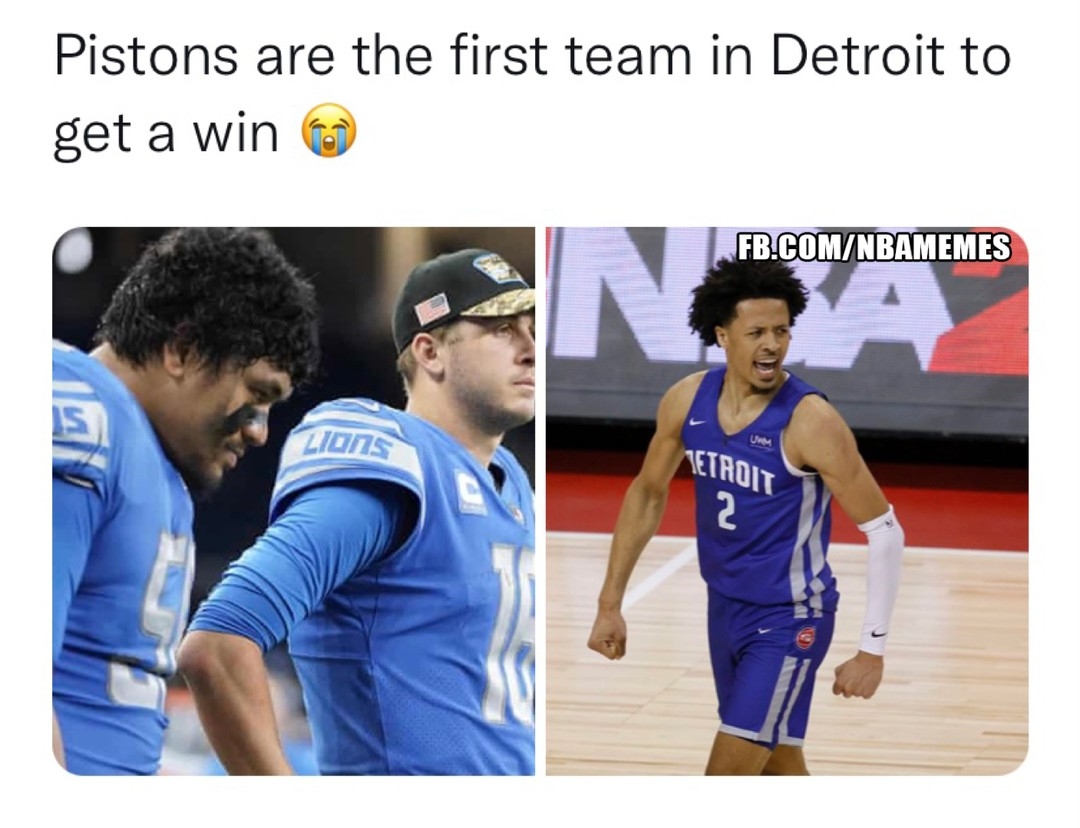 At least something π
#nbamemes #pistons #lions