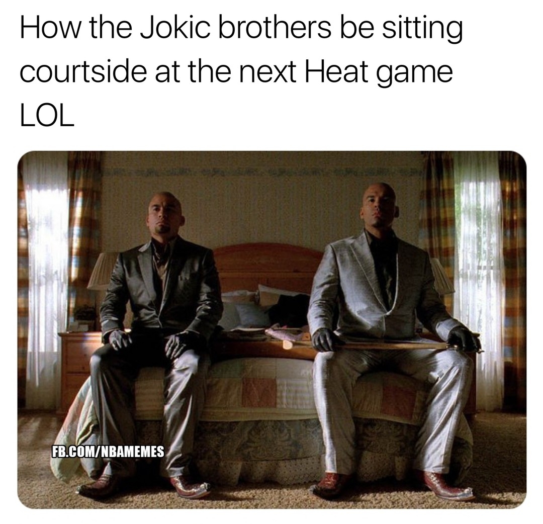 Better not miss this game.
#NBA #NBAMemes #Jokic #Heat #Nuggets