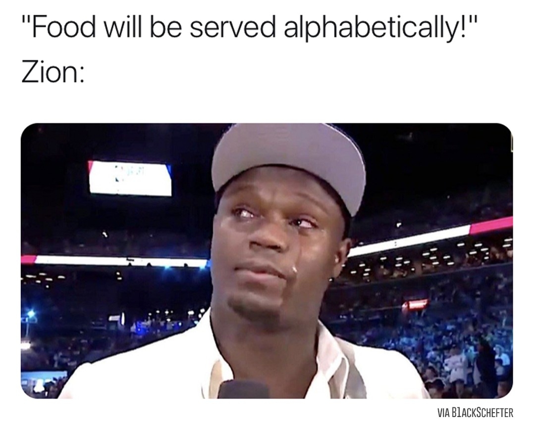 That’s worse than losing the finals 😂
#Zion #Pelicans #Food