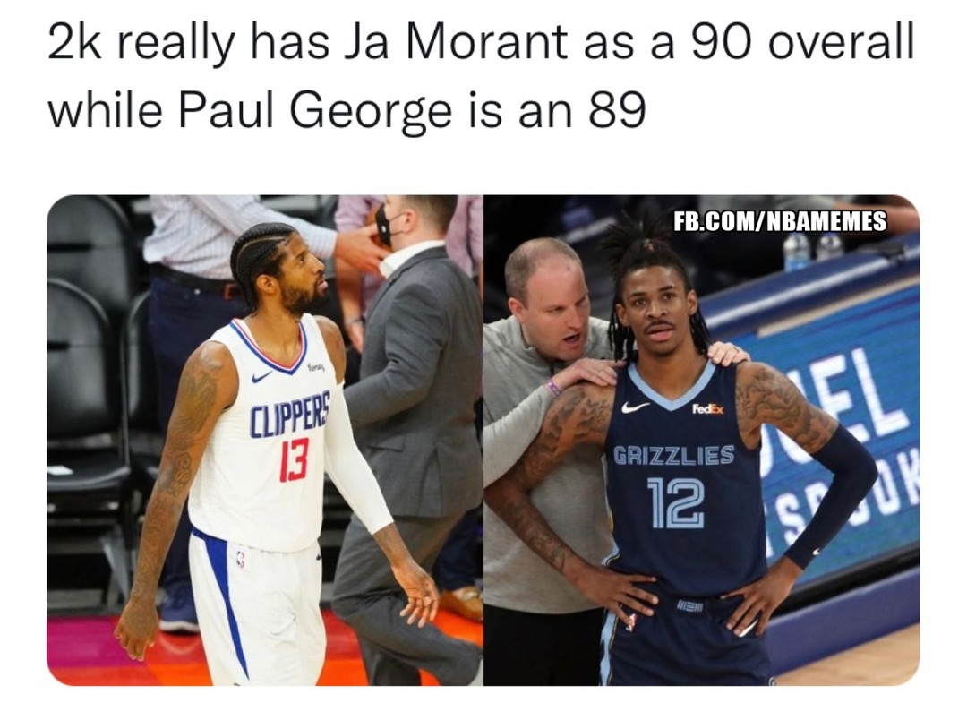 Something not adding up π
#nbamemes #nba #paulgeorge #nba2k #morant