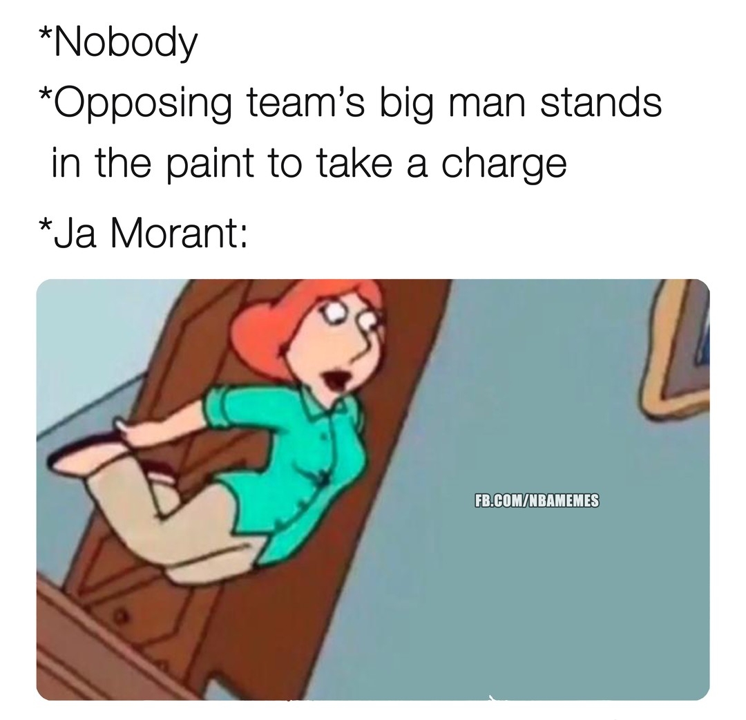 Ja fears no man
#nbamemes #JaMorant #Dunk #MemphisGrizzlies #NBA