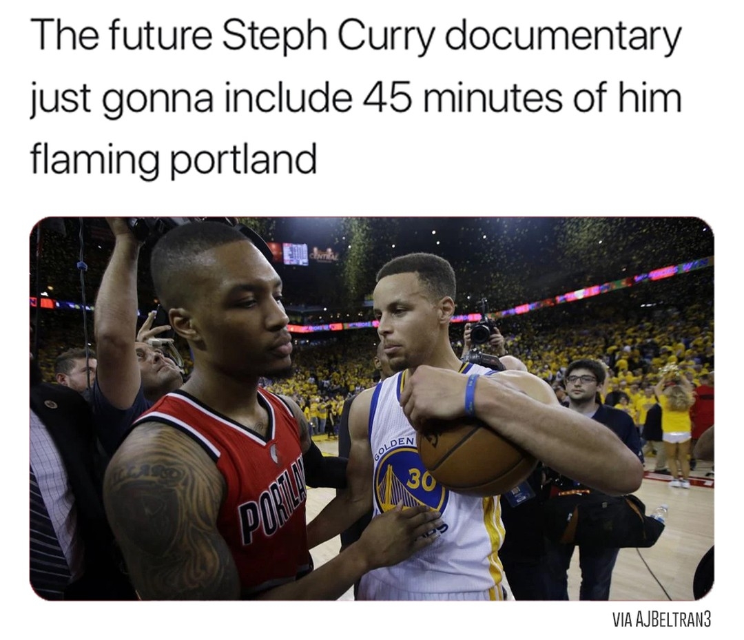 No Dame Time on this one π€£
#nbamemes #curry #warriors #lillard #blazers