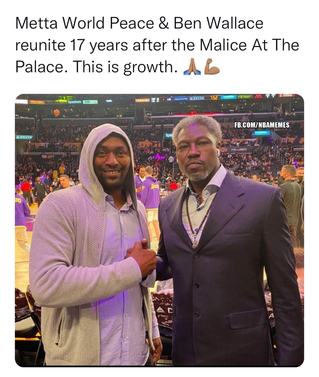 You love to see it ππ½
#nba #benwallace #ronartest #lakers #pistons