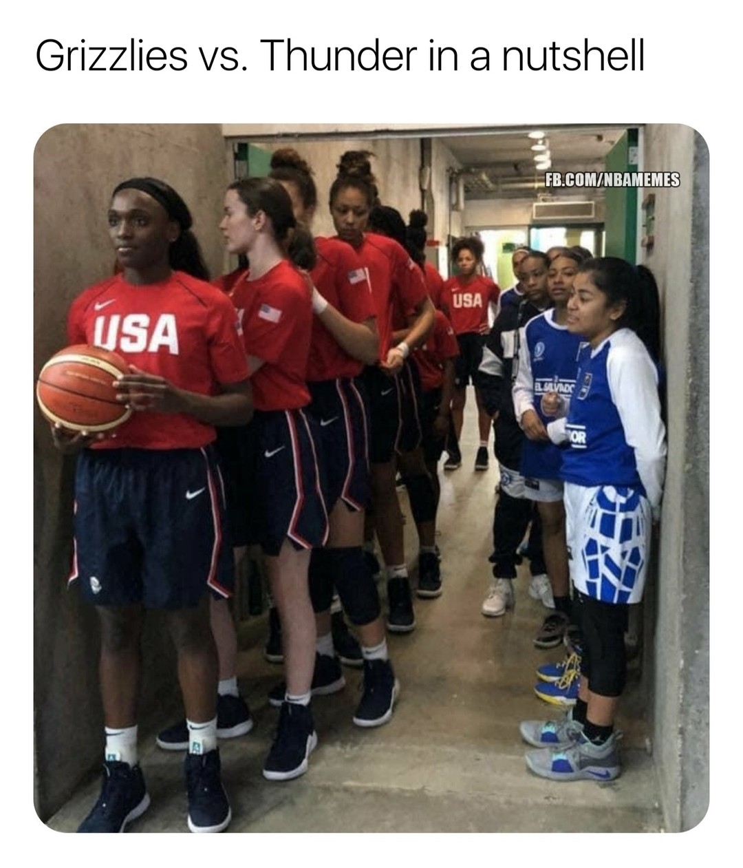 This is how a 73-point drubbing looks like.
#NBA #NBAMemes #Grizzlies #Thunder