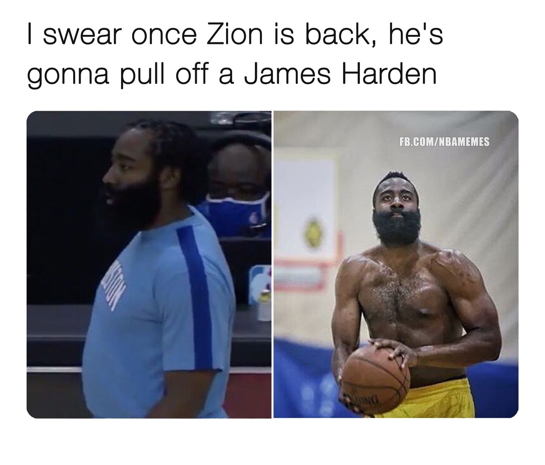 Zion a shapeshifter just like Harden..
#Nbamemes #Harden #Zion #Shapeshifter