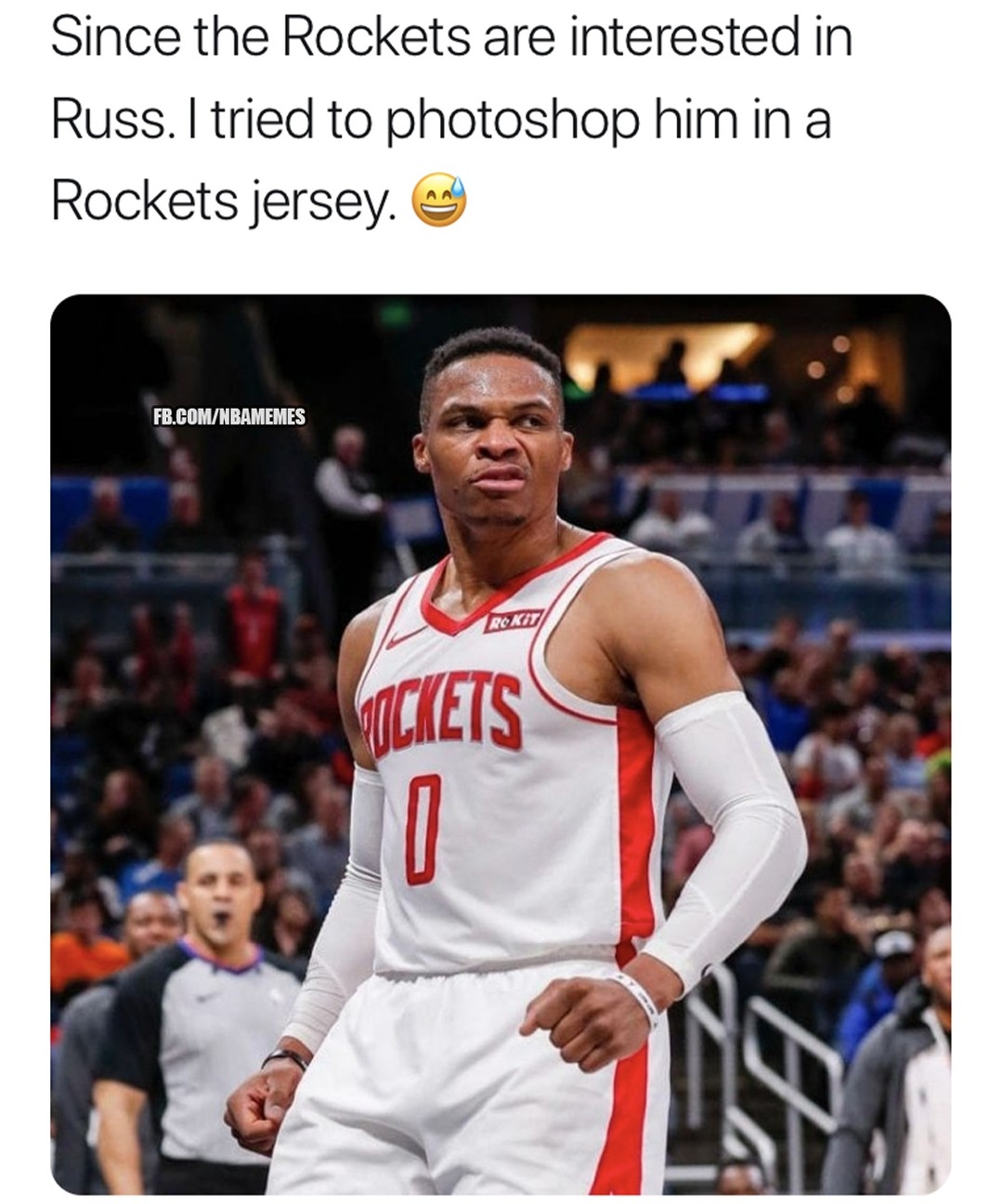 I hope it doesn't look too fake
#RussellWestbrook #Lakers #Rockets #HoustonRockets #JerseySwap