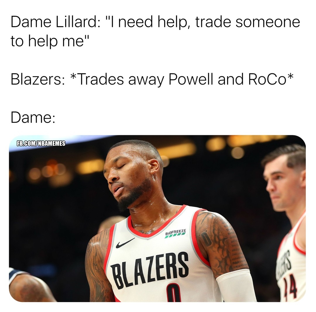 Someone get Dame outta there
#DamianLillard #Lillard #NormanPowell #RobertCovington #Trailblazers