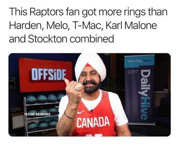 More successful than some franchises π
#Raptors #Fan #Harden #Carmelo #nbamemes