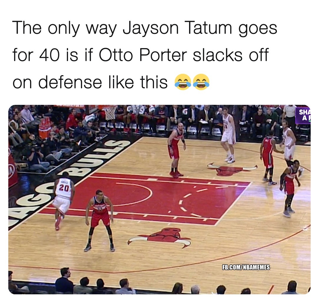 He went on Otto pilot 🤣 
#ottoporter #jaysontatum #washingtonwizards