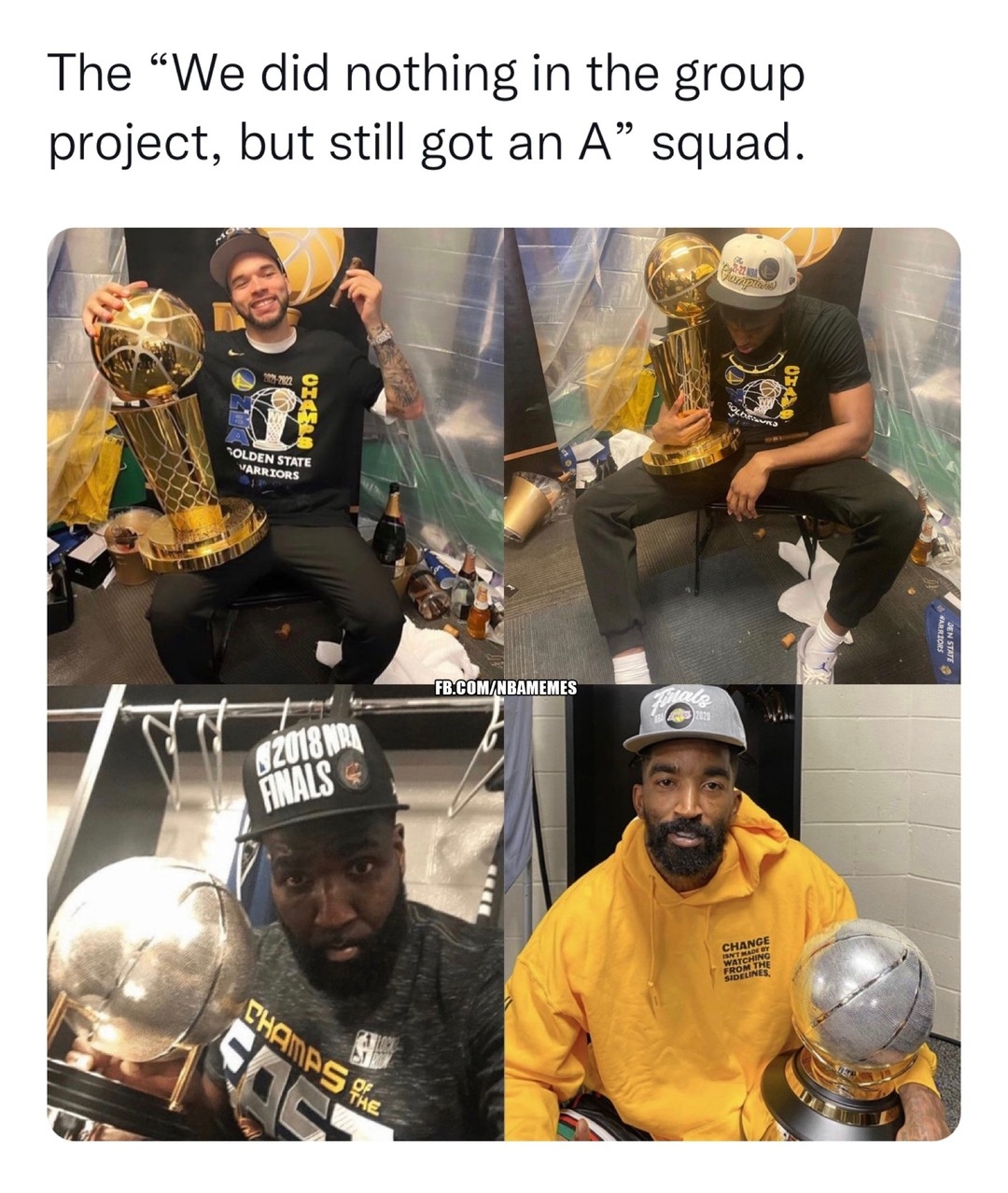 The Perkins pic always gets me π 
#cavs #warriors #lakers