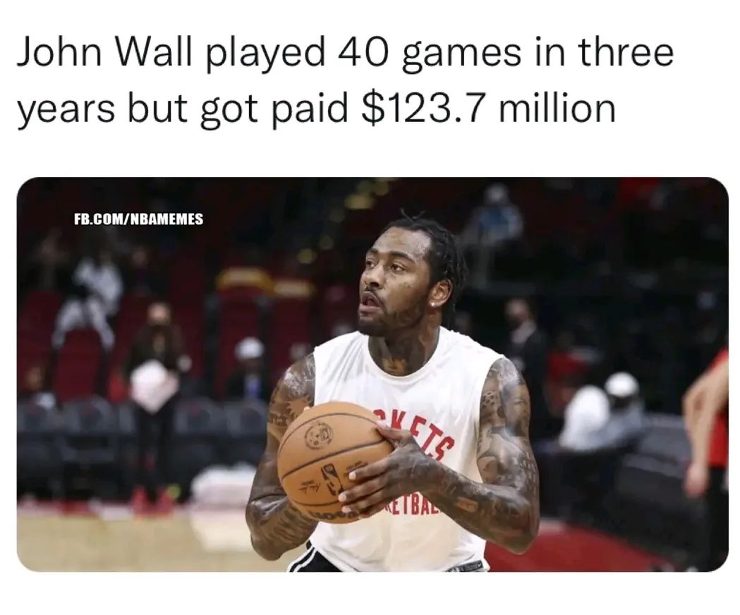 Bro's agent is the π
#johnwall #houstonrockets #nba