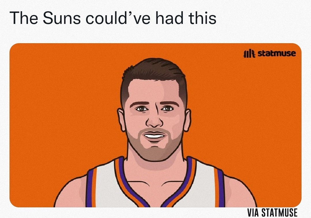 Now he owns their franchise 🤣 
#lukadoncic #mavericks #suns