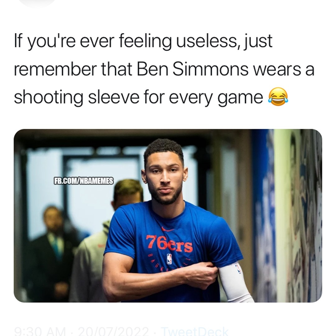 Lmao this is so accurate ππ 
#bensimmons #nbamemes #76ers