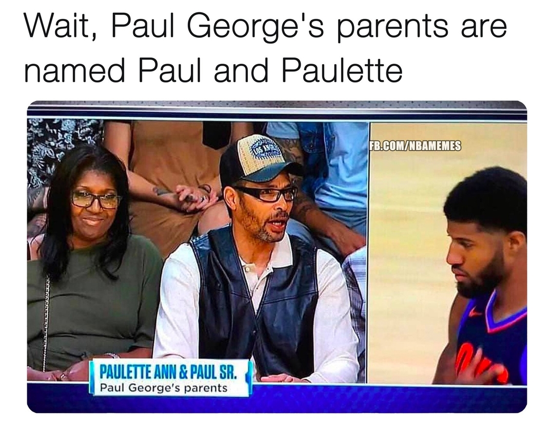 It's like a Paul dynasty π
#PaulGeorge #PG13 #nbamemes #Clippers