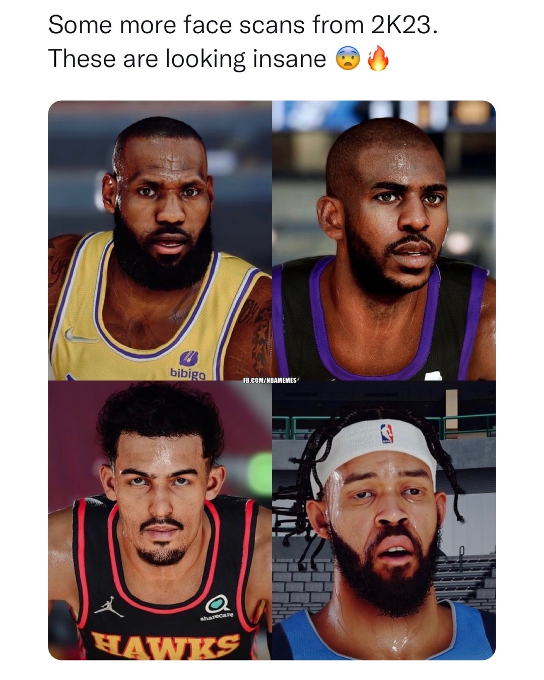 They did JaVale dirty 😭😂 
#2k23 #lebron #cp3