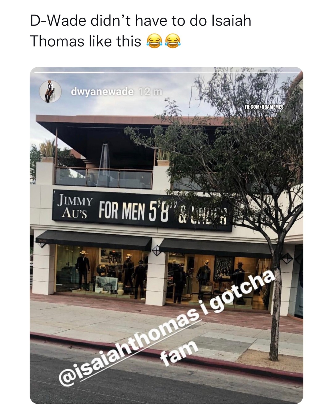 This is hilarious π€£ #dwade #isaiahthomas #cavs