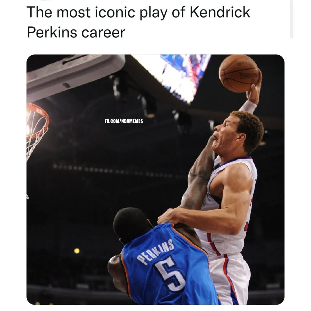 Young Blake was a beast! 
#blakegriffin #kendrickperkins #losangelesclippers