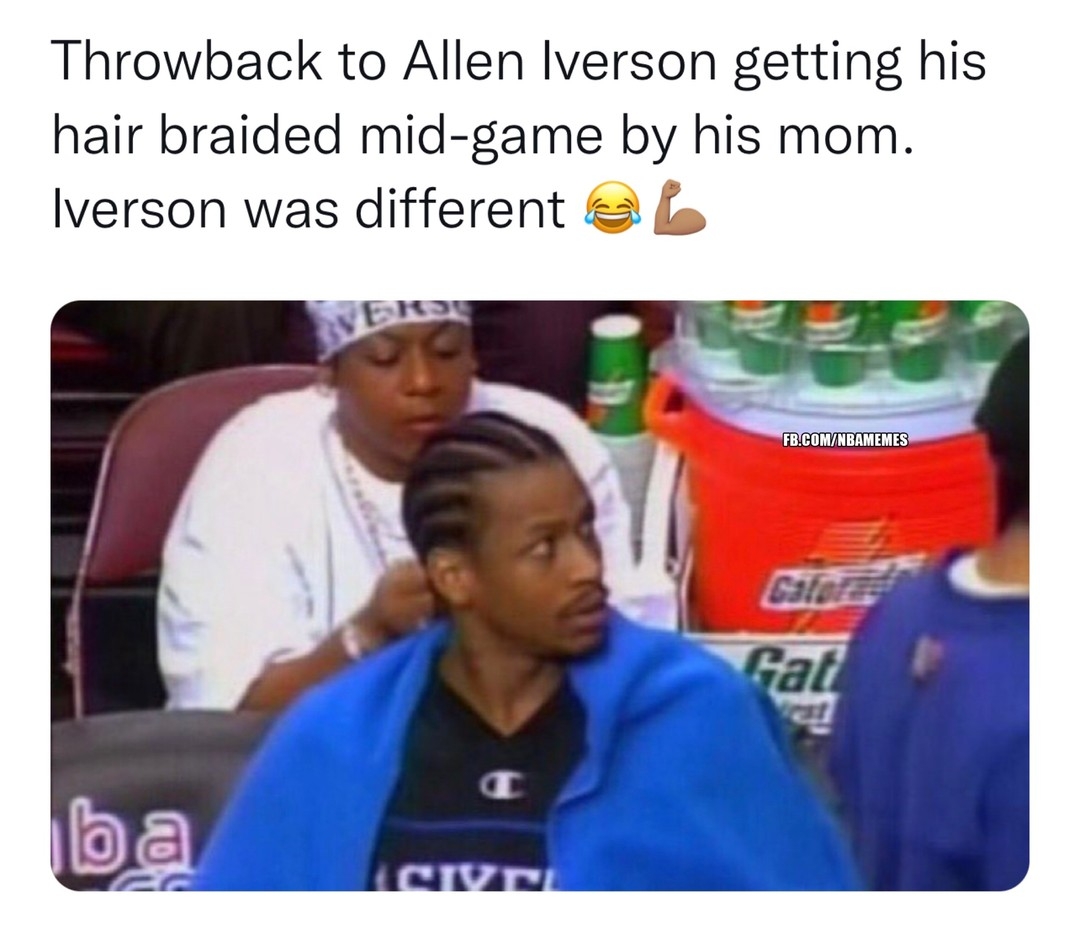 Gotta stay looking fresh at all times ππ₯
#alleniverson #philly #sixers