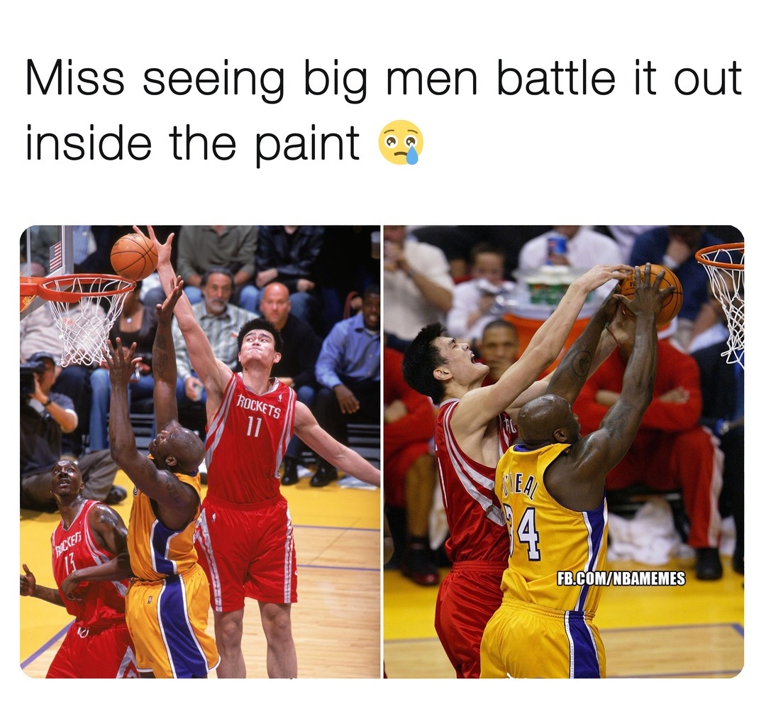This was a legendary matchup
#Shaq #YaoMing #Lakers #Rockets #NBA