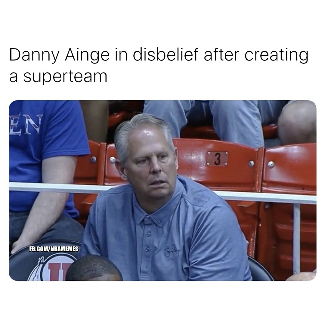 Tanking not going so well...
#DannyAinge #UtahJazz #Jazz #NBA #nbamemes