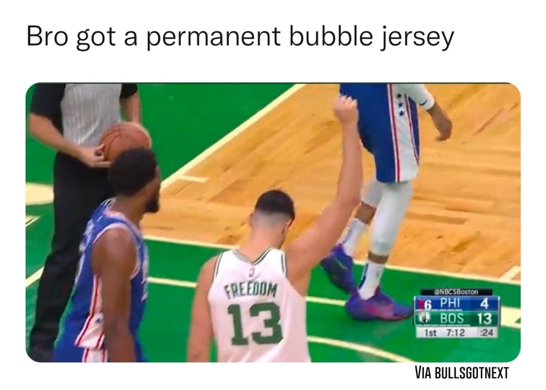 That's foul😭 #enesfreedom #bostonceltics #philadelphiasixers
