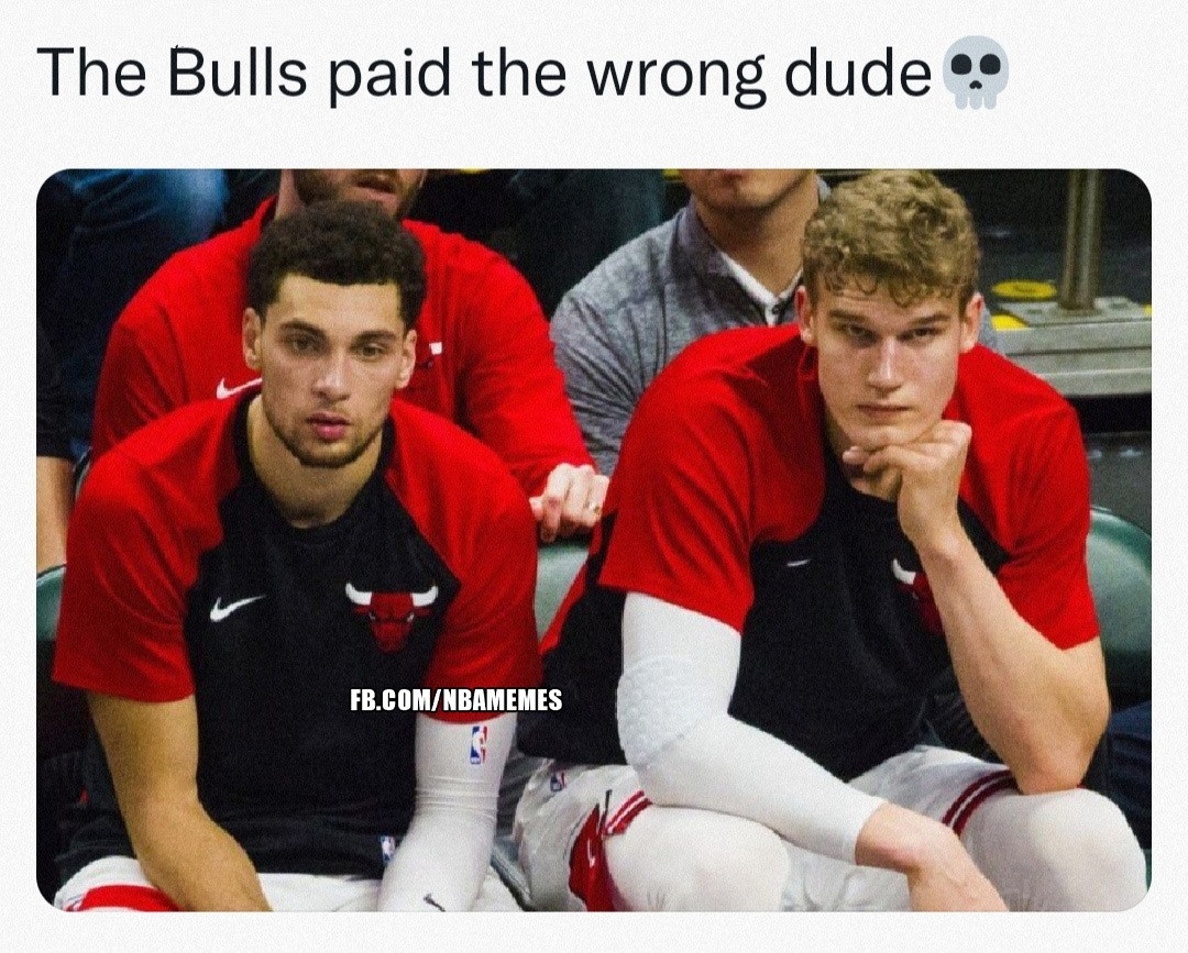 @bullsnationcp can't catch a breakπ 
#zachlavine #laurimarkkanen #chicagobulls