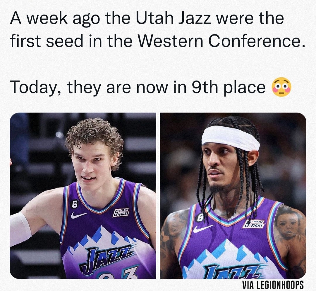 Danny Ainge smiling somewhere🤣 
#laurimarkkanen #jordanclarkson #utahjazz