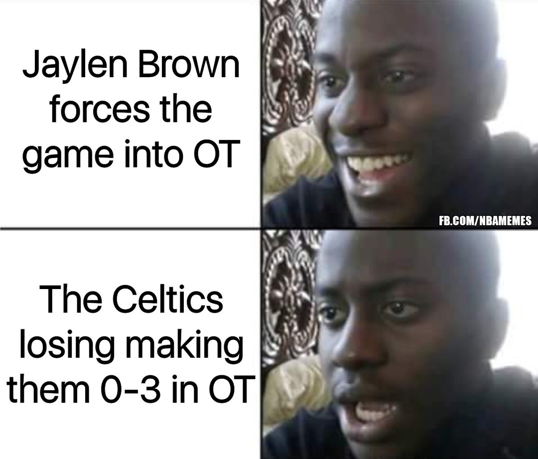 The Celtics have not shown up in OT this season 😬
#JaylenBrown #BostonCeltics #Celtics #NBA