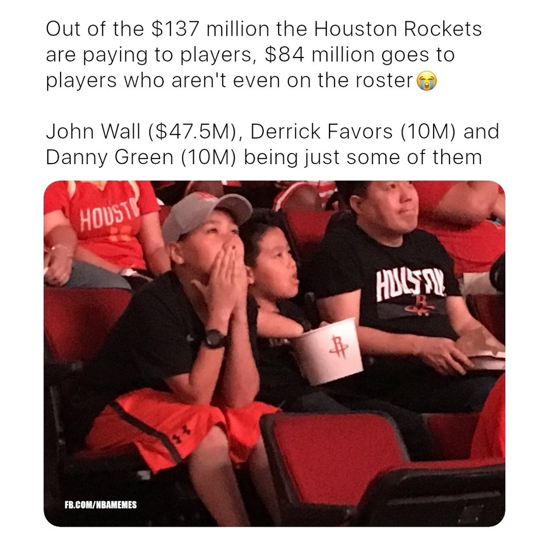 At least this means they'll have heaps of cap space soon 
#HoustonRockets #Rockets #JohnWall #NBA