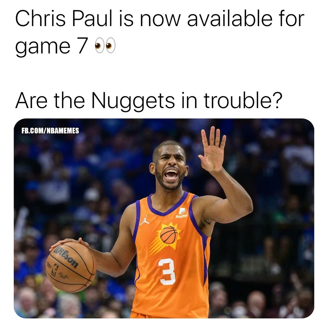 Nuggets better watch out π€
#ChrisPaul #Suns #Nuggets