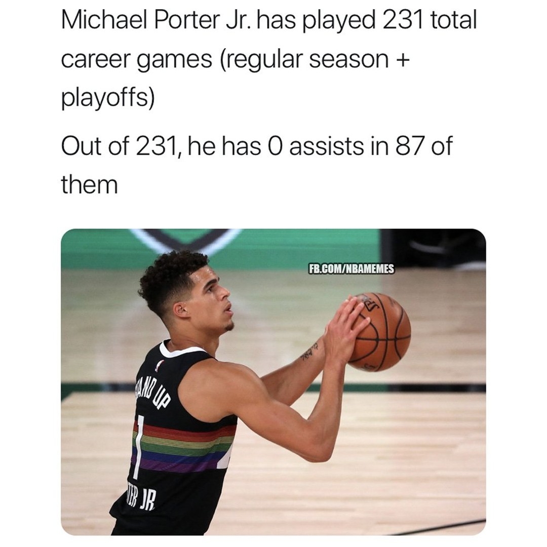 Michael "never swing the rock" Porter Jr
#MichaelPorterJr #MPJ #Denver #Nuggets