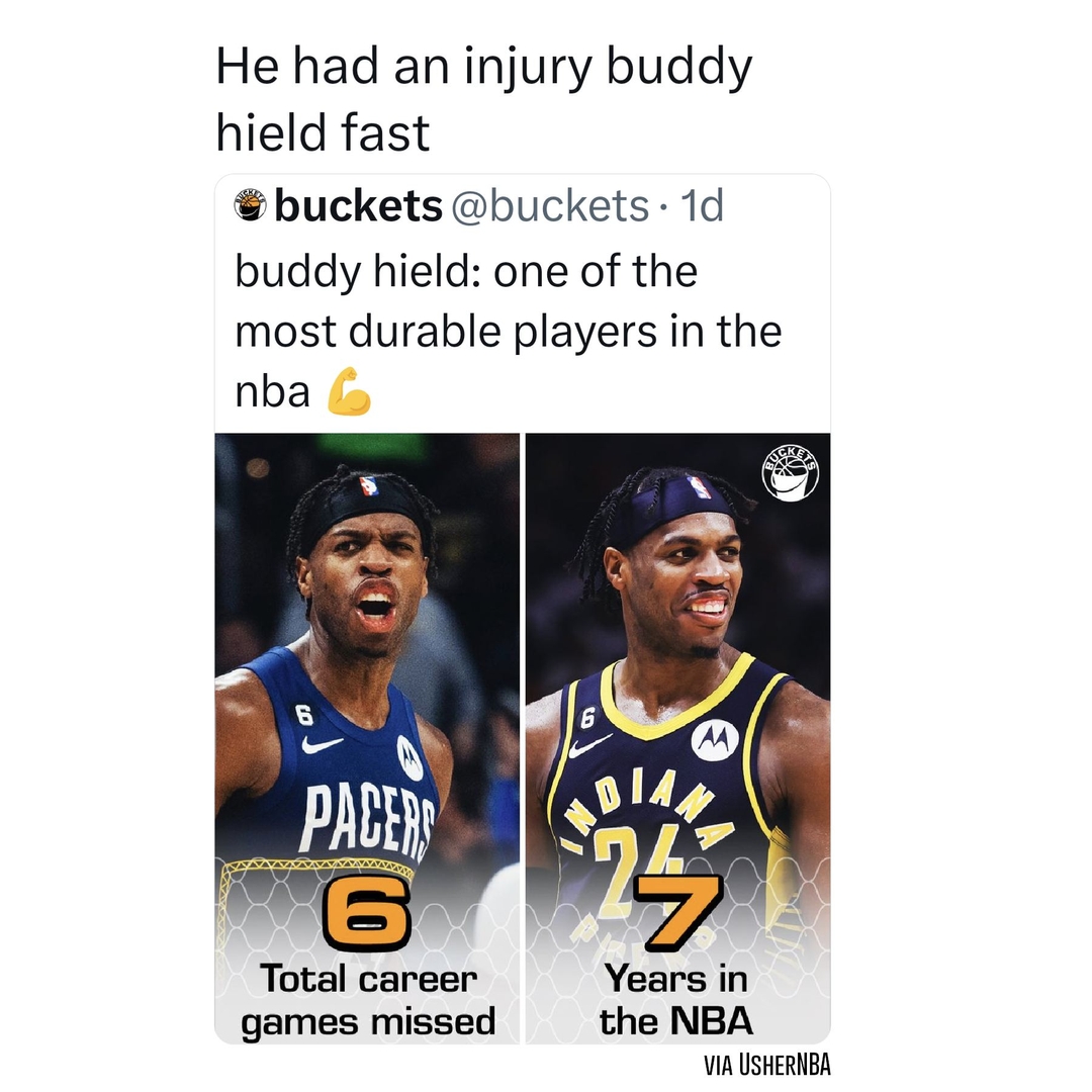 Pun aside, very impressive from Buddy Hield 
#BuddyHield #Hield #Pacers #NBA #nbamemes