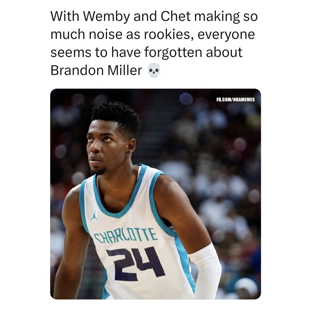 Brandon Miller hit with wrongful death lawsuit: story in bio.
#Hornets #CharlotteHornets #NBA #BrandonMiller #nbamemes