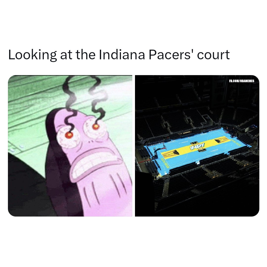 The city court is even worse than their city jersey
#NBA #IndianPacers #Pacers #nbamemes