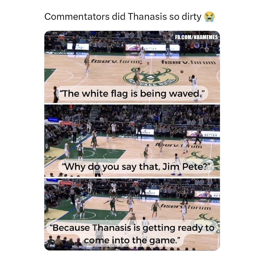 Everyone knows it now 
#Thanasis #Bucks #MilwaukeeBucks #nbamemes