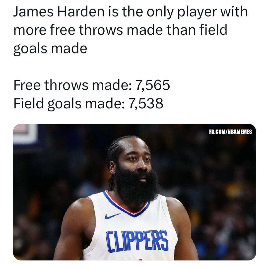 This is an insane stat π
#Clippers #Rockets #harden #JamesHarden #nbamemes