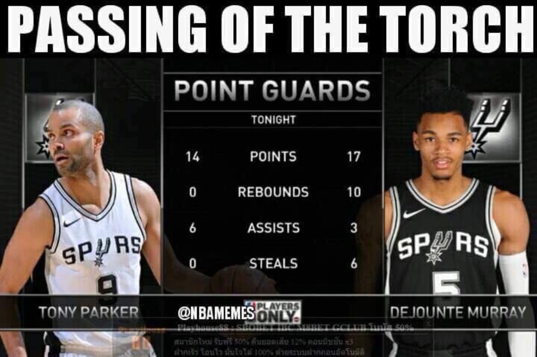 Murray's time to shine. π€ #SpursNation